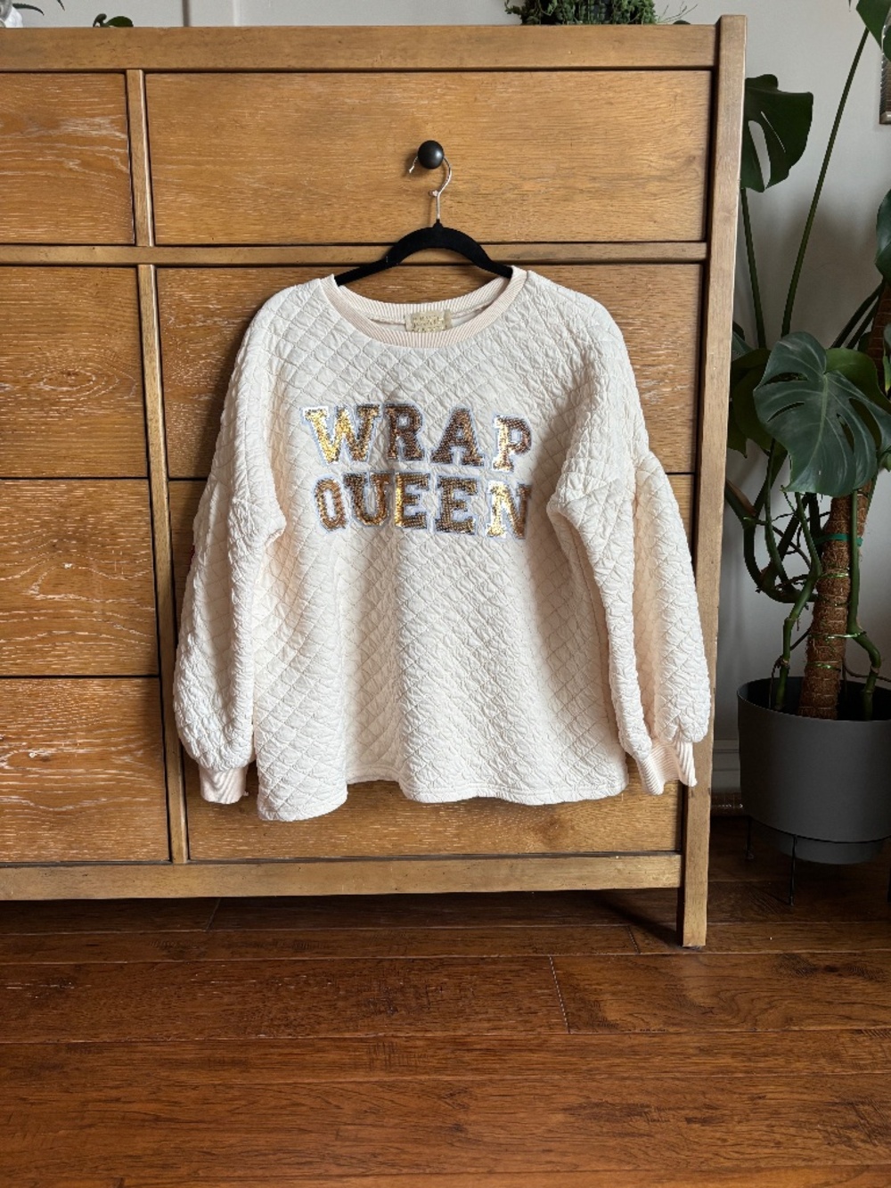 Judith March Wrap Queen Quilted Sweatshirt